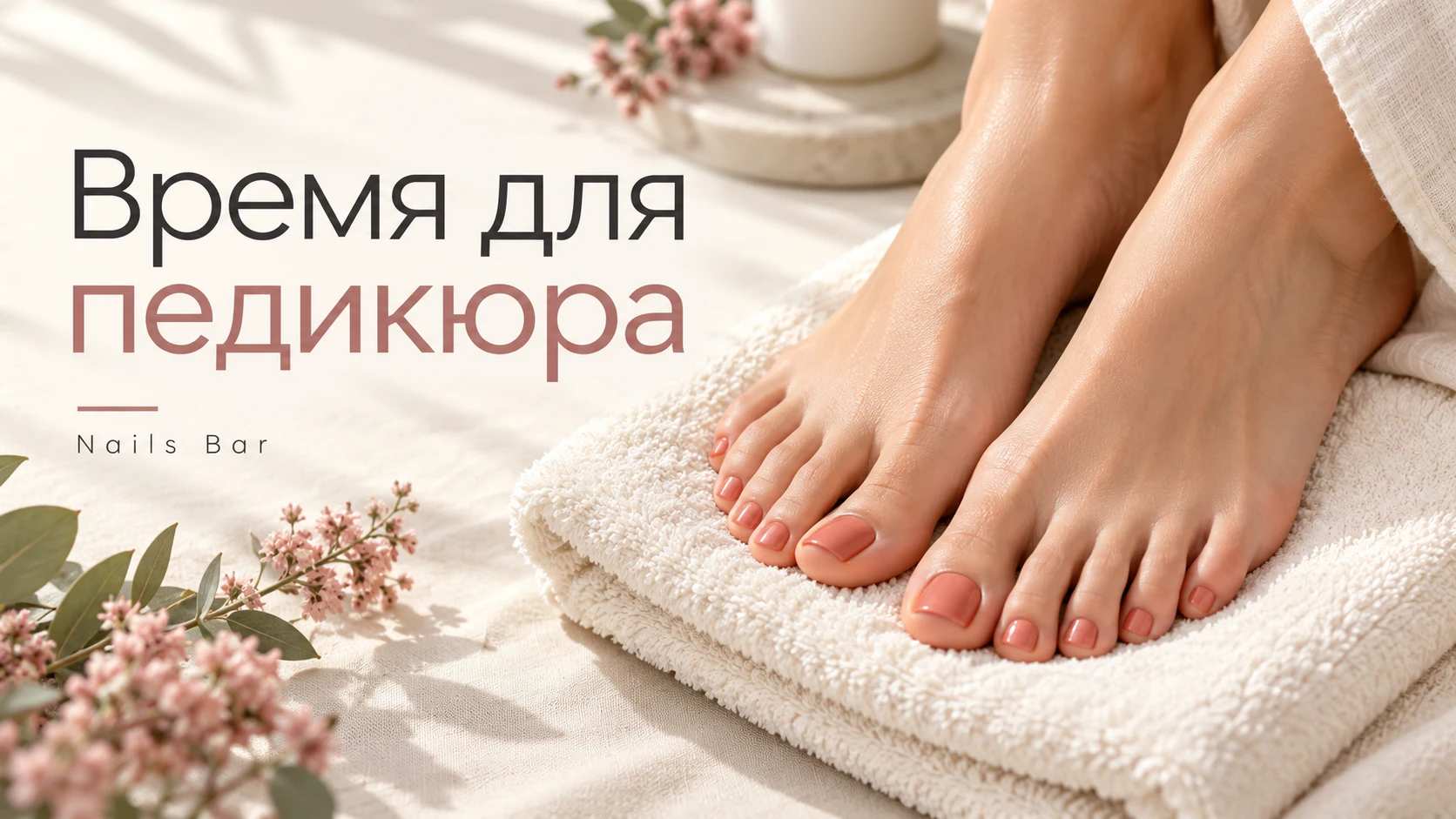 Время для педикюра - авторская иллюстрация