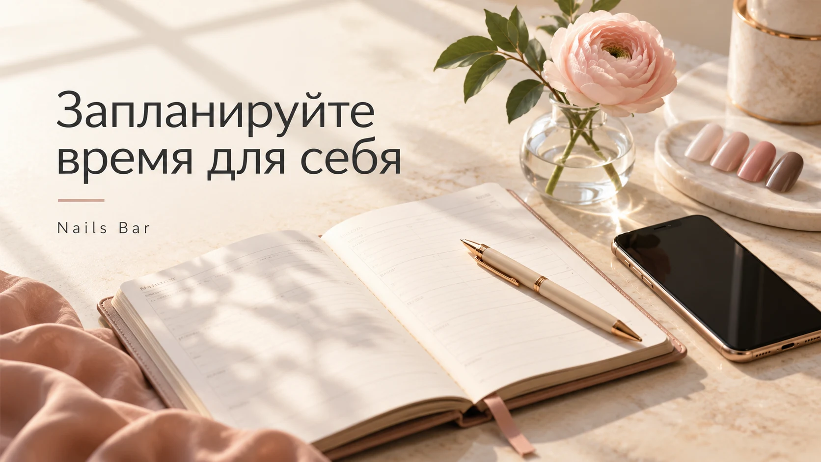 Запланируйте время для себя - авторская иллюстрация